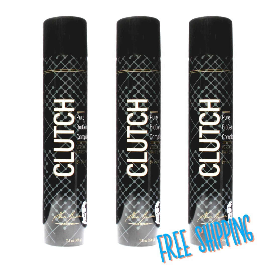 Gina CLUTCH Biotin & Collagen Hair Spray 11.5 oz – Pack of 3-image