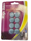 Magic Sliders  Plastic  Floor Slide  Gray  Round  1 in. W 8 pk Self Adhesive