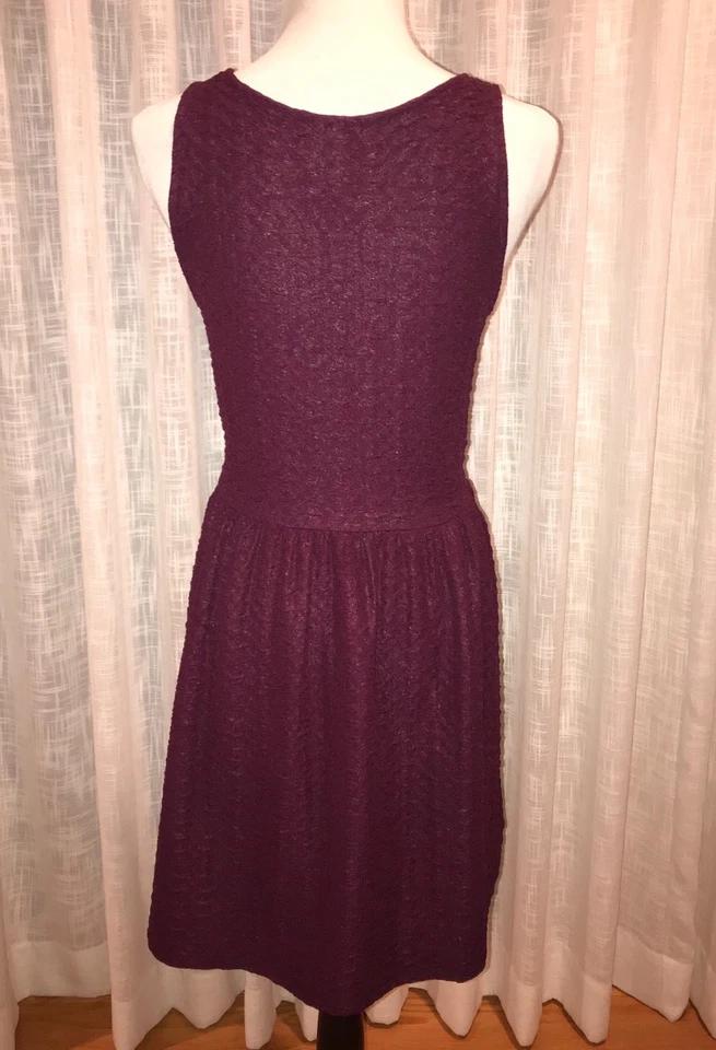 Frenchi 女式青少年女孩勃艮第无袖短派对鸡尾酒礼服 XL 码 — 第 3/4 张图片