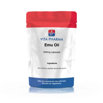 Emu Oil 500mg capsules VITAPHARMA