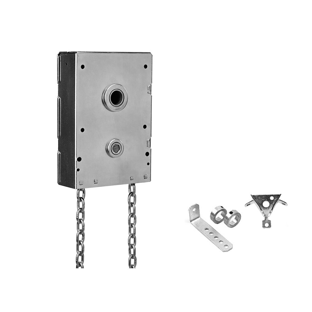 Garage Door Chain Hoist 4.51 Gear Reduction Jack Shaft Mounted (1 Inch