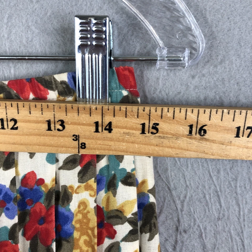 Maxi Falda Floral De Colección Mujeres 6 Granja Modesta Casa de Campo Núcleo Campesino Occidental Foto 4 de 4