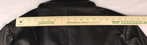 East 5Th Women's 3X Black 100% Genuine Leather Jacket Button-Up - Picture 17 of 17
