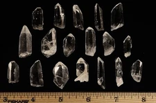 Arkansas Crystal Quartz - Small Points from Avatar Crystal Mine - 10 Pieces