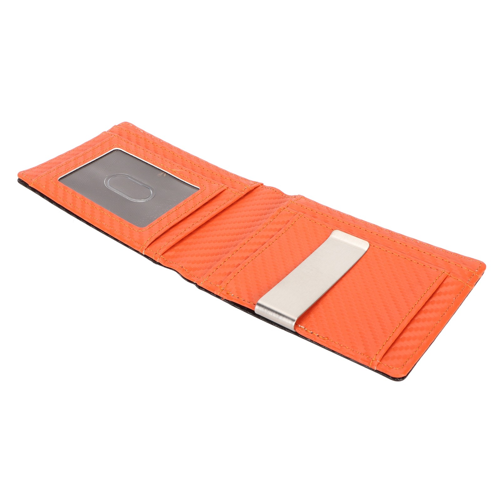 Men Slim Wallet 10 Credit Card Holder Slots Leather Money Clip Blocking
