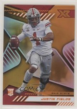 2021 Panini Chronicles Draft Picks Xr Orange Justin Fields #180 0ps8