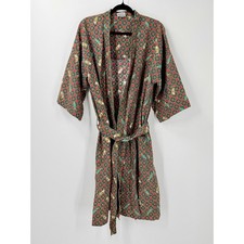 Vintage McGregor Mens Golf Print Robe One Size Made in USA dad eclectic grandpa