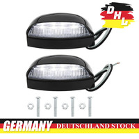 2Pc LED Kennzeichenbeleuchtung 12V 24V Kaltweiß AnhäNger PKW LKW Stvo-Zulassung