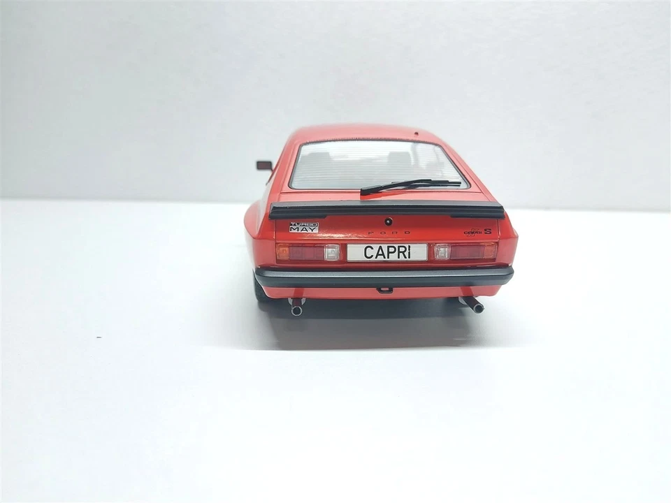 Ford Capri S MKII Turbo May X-Pack Rosso del 1975 - 1/18 MCG - Immagine 4 di 4