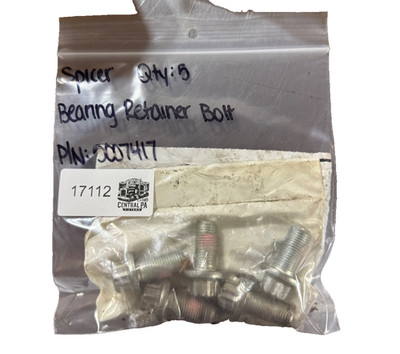 Spicer Bearing Retainer Bolts P/N: 5007417 QTY:5