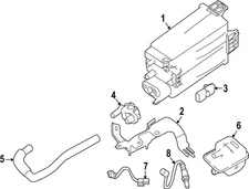 Genuine Nissan Bracket 14954-4BA1A
