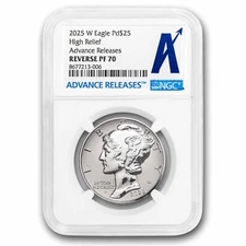 2025-W 1 oz Reverse Proof Palladium Eagle PR-70 NGC (AR)