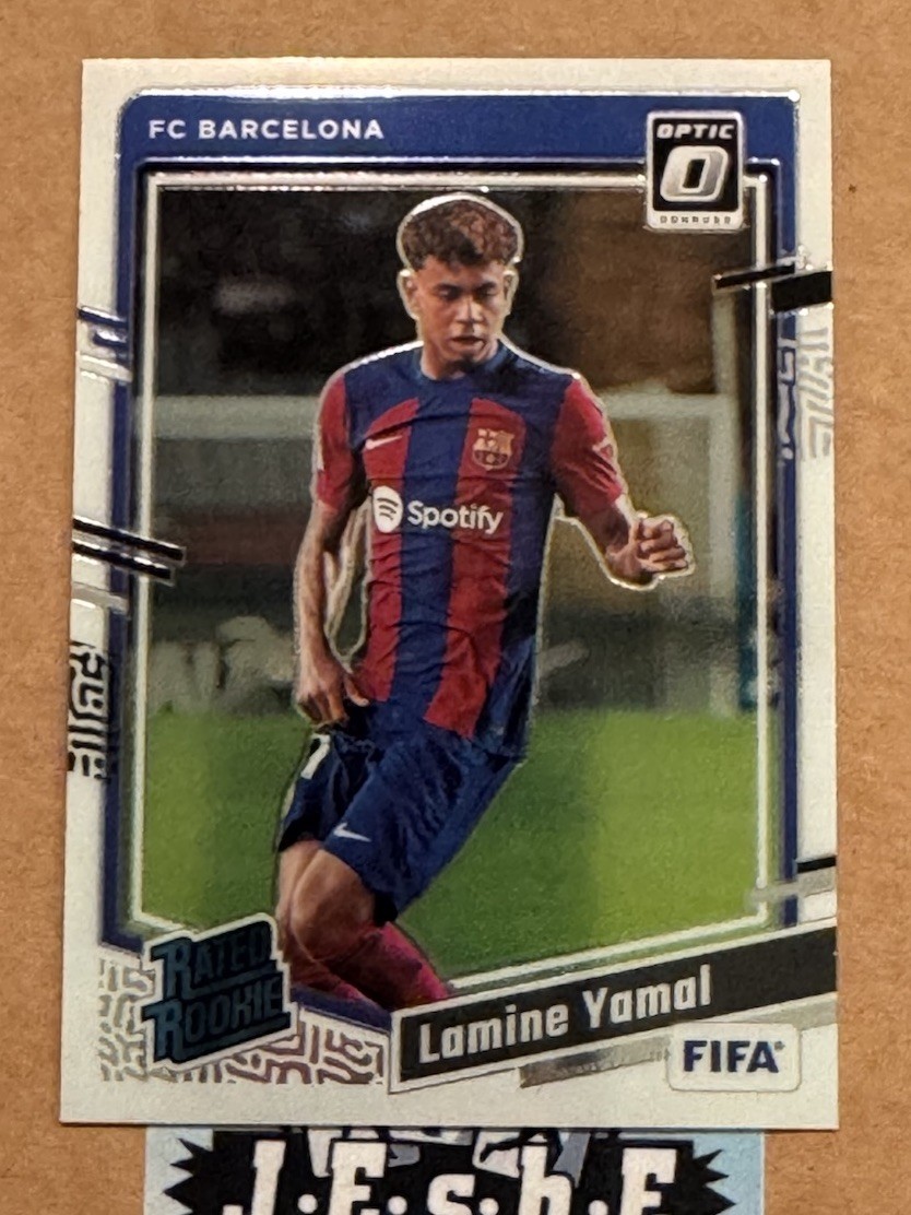 2023-24 Panini Donruss Optic Rated Rookie LAMINE YAMAL #177 RC FC Barcelona FIFA