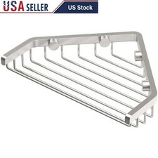 Stainless Steel Wall Mount Shower Shelf Handcrafted Rust Resistant Organizer New