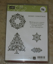 Stampin' Up Stamp Set Bright Hopes Christmas Wreath Tree Warm Season Cards  