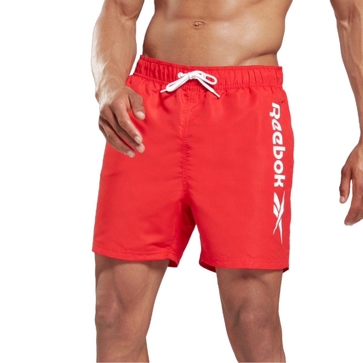 Кроссовки Reebok Herrenkleidung Kurze hosen 71023RED1 ДЛЯ плавания С КОРОТКИМ РУКАВОМ YESTIN Rot 6990₽