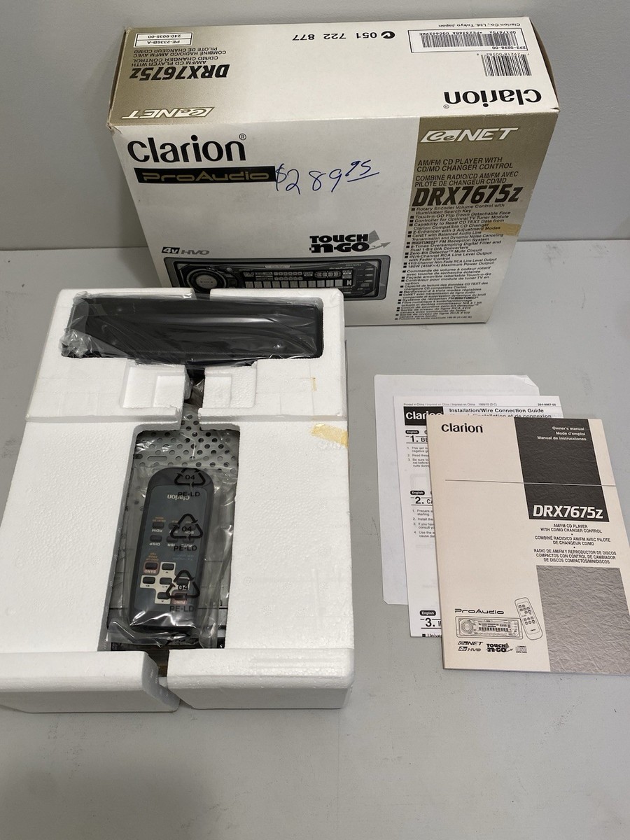 Clarion DRX7675z ProAudio AM/FM CD Car Stereo (NEW OLD STOCK) | eBay