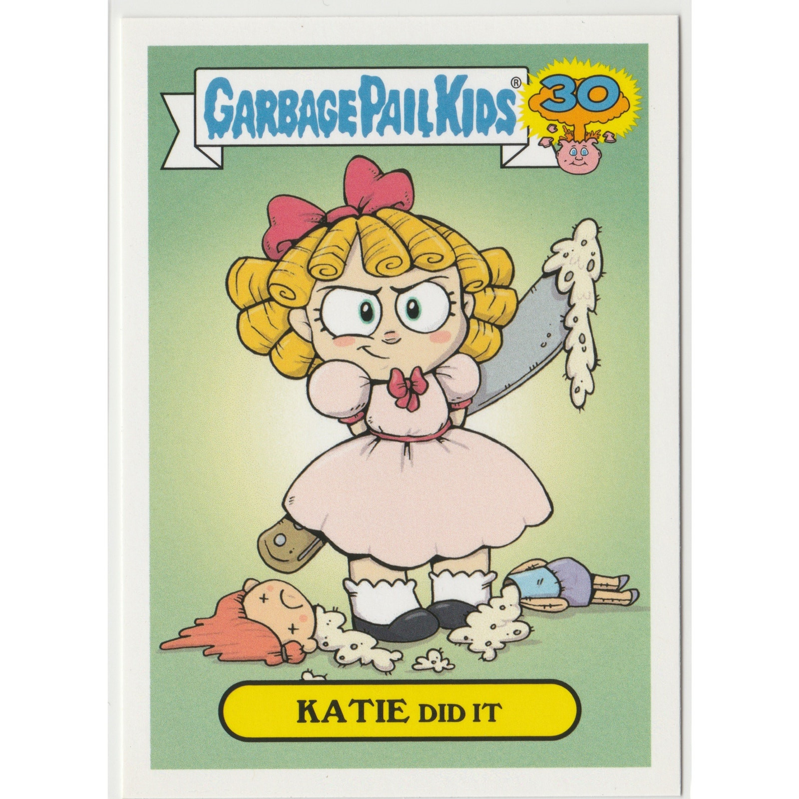 Katie Did It #4a Katie Cook Garbage Pail Kids GPK 2015 30th Anniversary Series