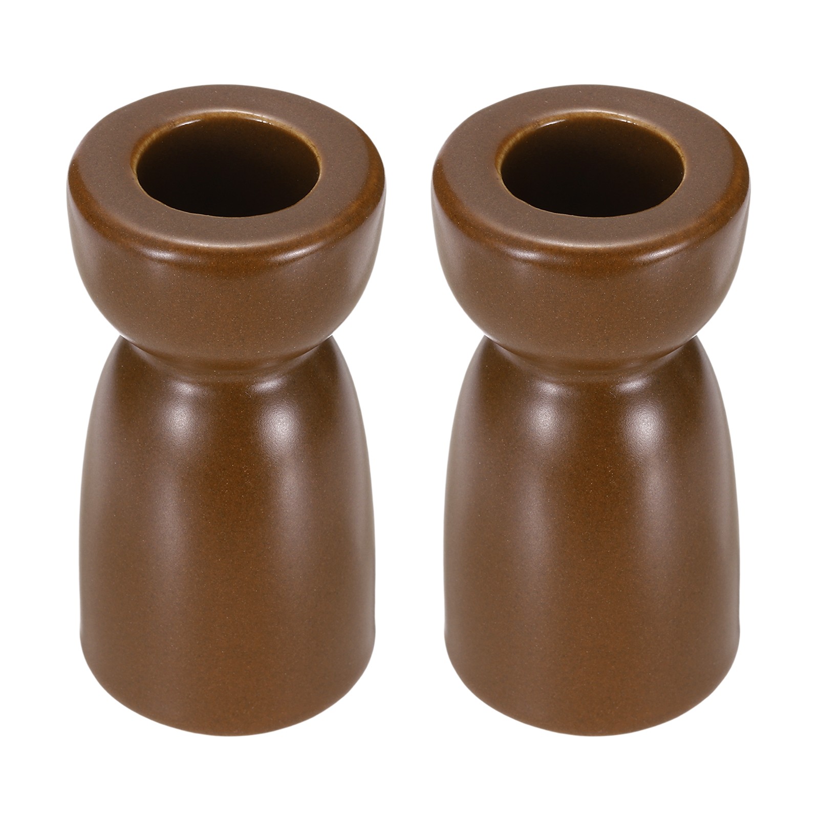 Dark Brown Candle Holder