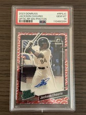 2023 Panini Donruss - Optic Rated Prospect Signatures Jackson Chourio #RPS-23...