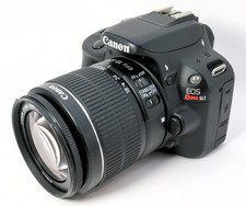 Canon EOS Rebel SL1 18MP DSLR w/ 18-55mm IS II Lens   2,662 Shutter   Tested