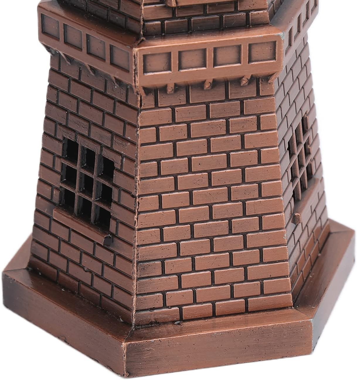 Yosoo Health Gear Windmill Ornament Retro Red Bronze Statues, Mini Windmill Stat