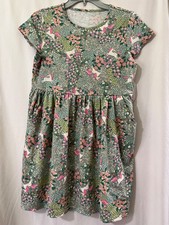 Wonder Nation Floral Unicorn Dress Girls Play pockets Many sizes NEW
