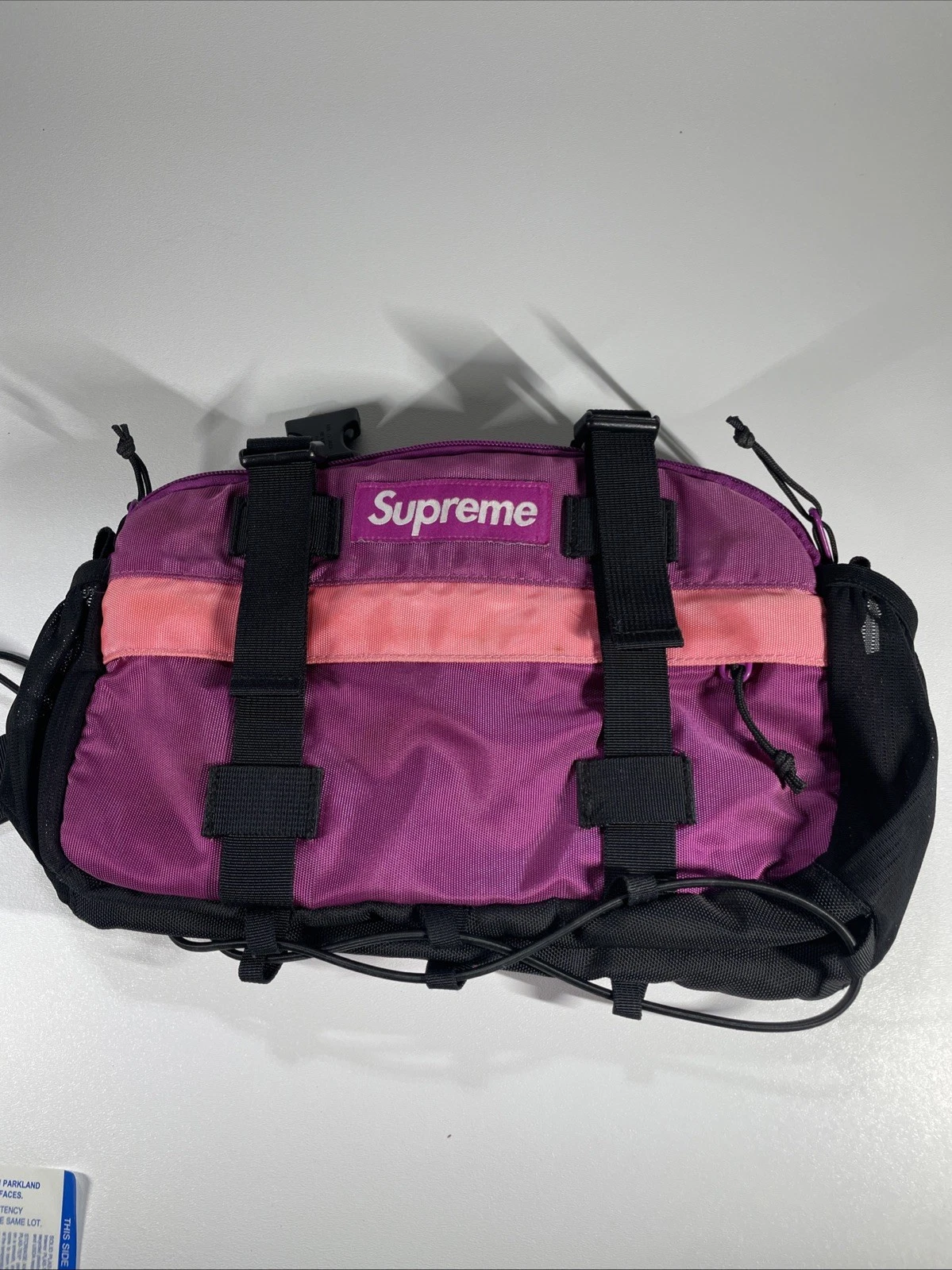 Sac banane Supreme FW19 taille magenta occasion