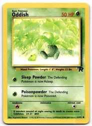 Oddish 63/82 Team Rocket Unlimited Common