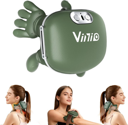 Bionic Neck and Shoulder Massager with Heat, 4D Kneading… at eBay