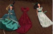 Scarlette O hara Gone with The Wind Barbie Set of 3 Mattel Read Description