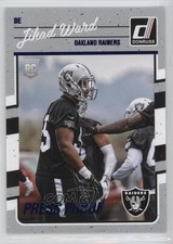 2016 Donruss Rookies Press Proof Blue Jihad Ward #321 0c4