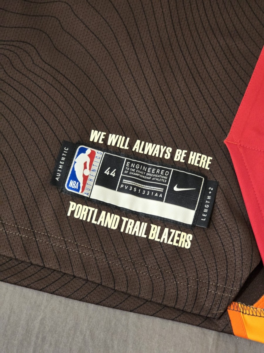 Nike Carmelo Anthony Authentic 2021 City Jersey Portland Blazers
