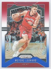 2019-20 Panini Meyers Leonard przim red white and blue