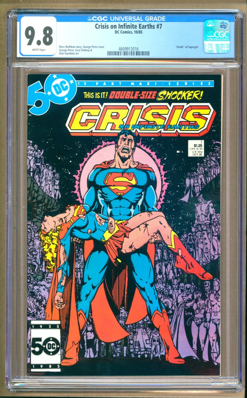 Crisis on Infinite Earths #7 Value - GoCollect