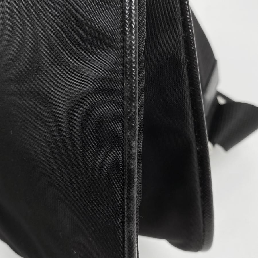 PRADA VA0563 Plate Shoulder Bag Tessuto Nylon Black #BS1560 thumbnail 5