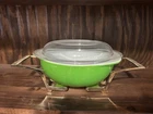 Vintage Pyrex Green 024 with Good stand