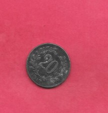 AUSTRIA KM2826 1917 20 HELLER VF-VERY FINE NICE CIRCULATED WWI ERA COIN