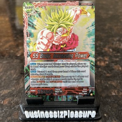 SS Broly Increasing Power BT29-002 Leader Foil Dragon Ball Super Card Game | NM