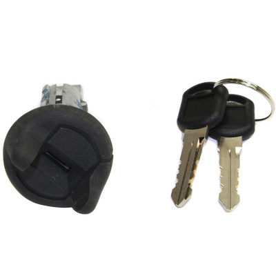 Ignition Lock Cylinder with Key Black Bezel for Chevy GMC Oldsmobile Truck SUV