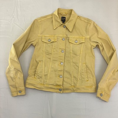 GAP Denim Jacket -  Women's Size Small - Yellow - Spring 2020