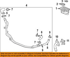 GM OEM 20-26 Encore GX Cooling Engine Oil Cooler-Oil Cooler Seal 12698625