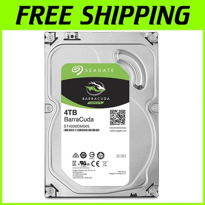 Reliable 4TB Barracuda Internal Hard Drive