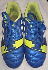 Adidas Nitrocharge 2.0 TRX FG Size 4 TRX FG  Electric Blue & Green Youth Soccer