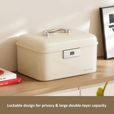 Double Layer Digital Password Lock Safe Box Household Medication Storage Box USA