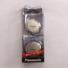Panasonic Clip Earphone Headphone RP-HZ47 Silver 1m-Cable NEW From Japan