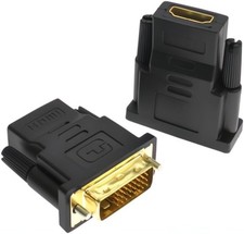 DVI-I Dual-Link 24 5 Male to HDMI Female Adapter DVI to HDMI Adapter 1080p