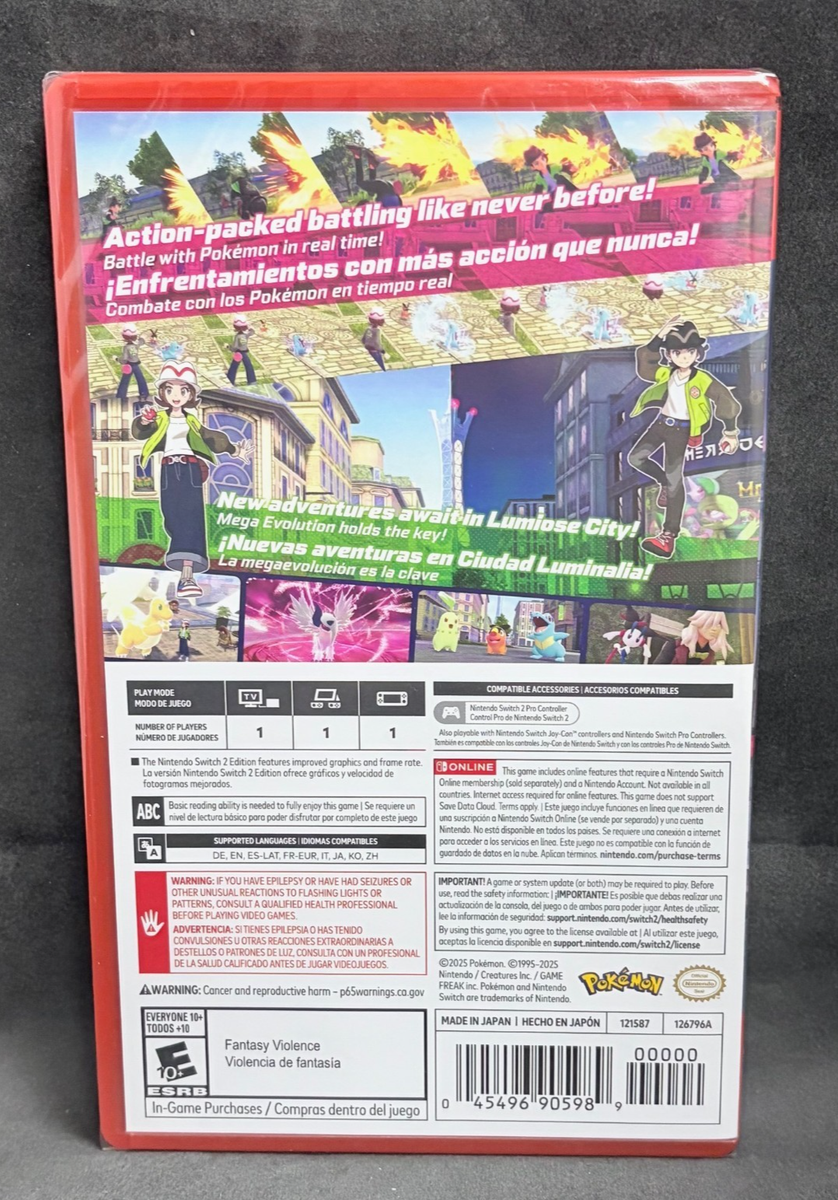 【新品未開封】Switch2 Pokémon LEGENDS Z-A＋おまけ付き Pokemon Legends Z-A, Nintendo Switch 2 game with Exclusive Mystery