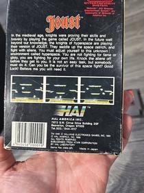 Joust - Game And Box Only (Nintendo NES) Authentic [Tested] NO MANUAL 