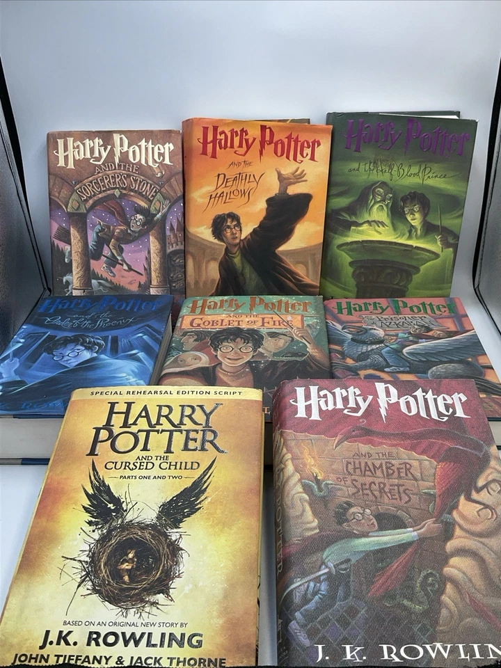 Harry Potter Complete Hardcover Set Books 1-8 1st American Edition J.K. Rowling Foto 4 de 4